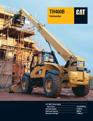 Telescoopladers Caterpillar TH 460 B