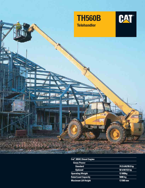 Telescoopladers Caterpillar TH 560 B