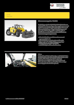 Telescoopladers Wacker Neuson TH730