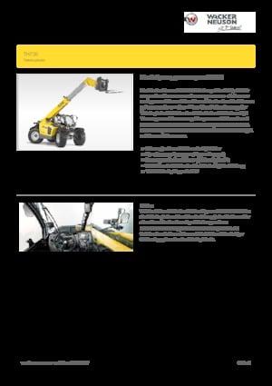 Telescoopladers Wacker Neuson TH735
