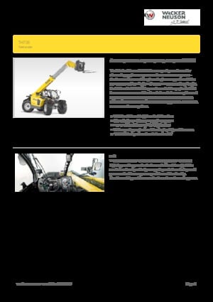 Telescoopladers Wacker Neuson TH735