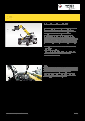 Telescoopladers Wacker Neuson TH750