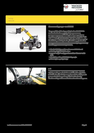 Telescoopladers Wacker Neuson TH750