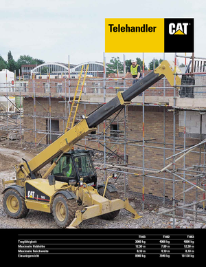 Telescoopladers Caterpillar TH 63