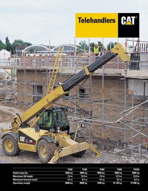 Telescoopladers Caterpillar TH 63