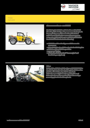 Telescoopladers Wacker Neuson TH955