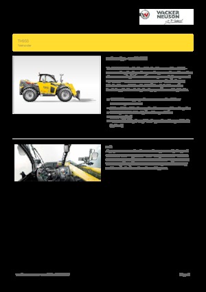 Telescoopladers Wacker Neuson TH955