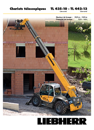 Telescoopladers Liebherr TL 442-13