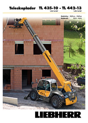 Telescoopladers Liebherr TL 442-13