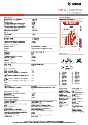 Draaiende verreiker Bobcat TR38160