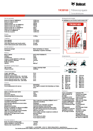 Draaiende verreiker Bobcat TR38160