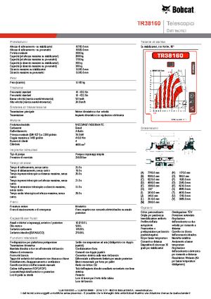 Draaiende verreiker Bobcat TR38160