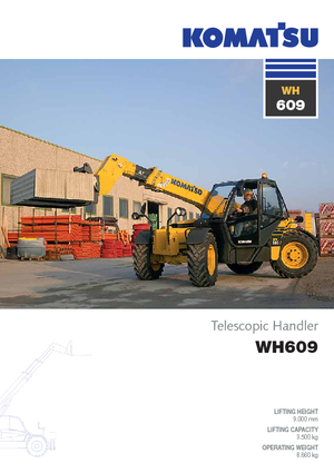 Telescoopladers Komatsu WH609