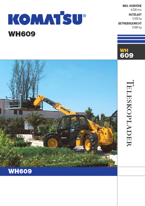 Telescoopladers Komatsu WH609