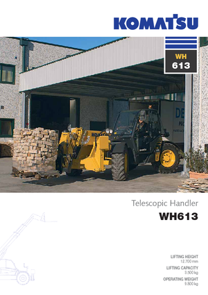 Telescoopladers Komatsu WH613