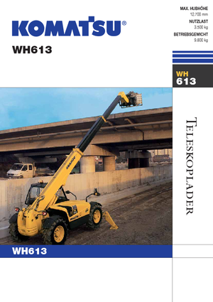 Telescoopladers Komatsu WH613