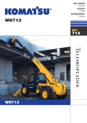 Telescoopladers Komatsu WH713