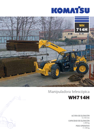 Telescoopladers Komatsu WH714H