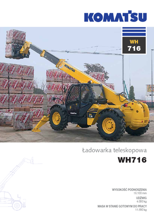 Telescoopladers Komatsu WH716