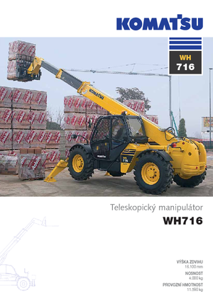 Telescoopladers Komatsu WH716