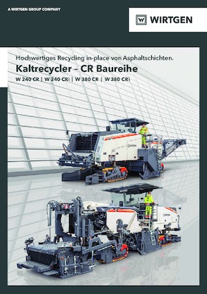 Asfaltrecyclingmachines/-Kouderecycling Wirtgen W 380 CR