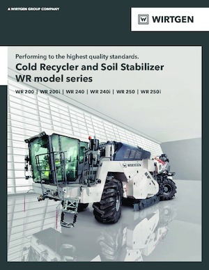 Asfaltrecyclingmachines/-Kouderecycling Wirtgen WR 250i