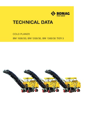Koudfreesmachines Bomag BM 1000/30
