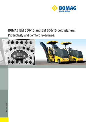 Koudfreesmachines Bomag BM 500/15