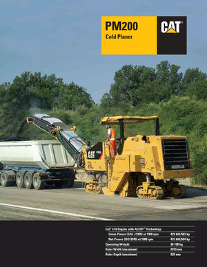 Koudfreesmachines Caterpillar PM200