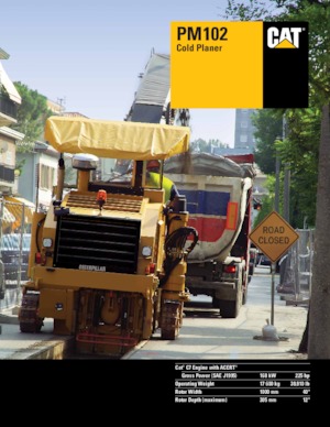 Koudfreesmachines Caterpillar PM102