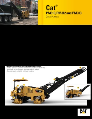 Koudfreesmachines Caterpillar PM312