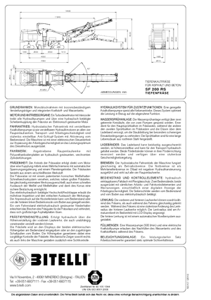 Koudfreesmachines Bitelli SF 200 RS