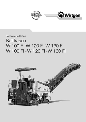 Koudfreesmachines Wirtgen W 120 Fi