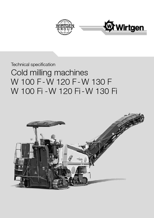 Koudfreesmachines Wirtgen W 120 Fi