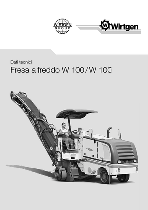 Koudfreesmachines Wirtgen W 100 i