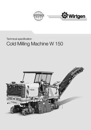 Koudfreesmachines Wirtgen W 150