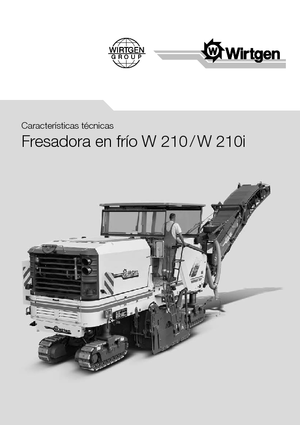 Koudfreesmachines Wirtgen W 210 i