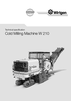 Koudfreesmachines Wirtgen W 210