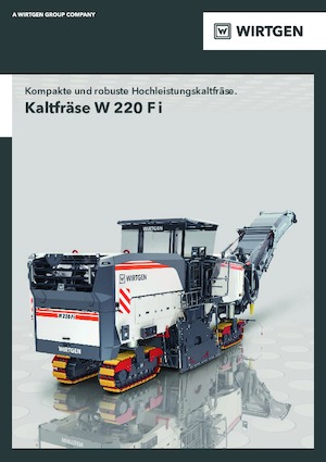 Koudfreesmachines Wirtgen W 220 Fi