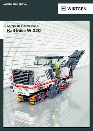 Koudfreesmachines Wirtgen W 220