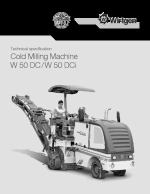 Koudfreesmachines Wirtgen W 50 DCi