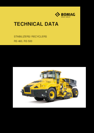 Asfaltrecyclingmachines/-Kouderecycling Bomag RS 460