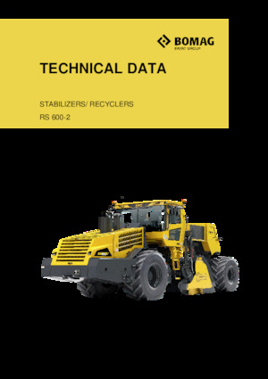 Asfaltrecyclingmachines/-Kouderecycling Bomag RS 600-2
