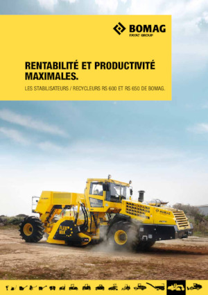 Asfaltrecyclingmachines/-Kouderecycling Bomag RS 600
