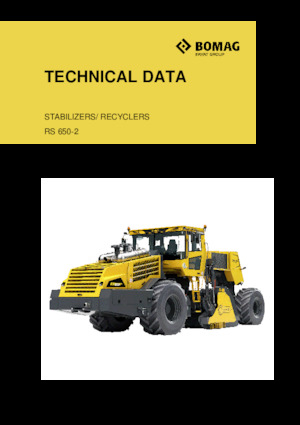 Asfaltrecyclingmachines/-Kouderecycling Bomag RS 650-2