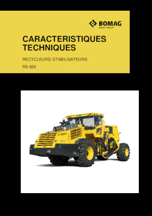 Asfaltrecyclingmachines/-Kouderecycling Bomag RS 650