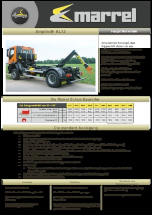 Roll-off kiepwagens Marrel AL 12 DIN 44 B