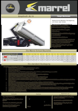 Roll-off kiepwagens Marrel AL 16 DIN 58 S-B