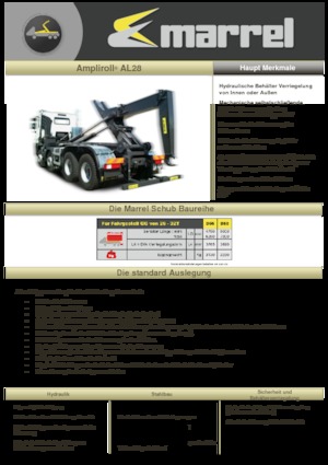 Roll-off kiepwagens Marrel AL 28 DIN 56