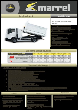 Roll-off kiepwagens Marrel AL 4 DIN 35 B